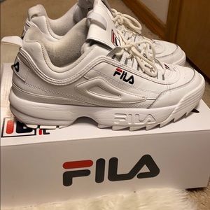 Fila Disruptor 2 Premium Athletic Shoe - White